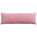 vidaXL Coussins de canapé 2 Pièces Rose 120 x 40 cm