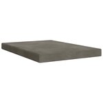 vidaXL Canapé-lit pliable 120 x 67 x 45 cm Gris clair