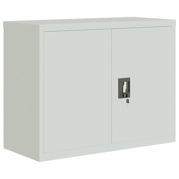 vidaXL Classeur gris clair 90x40x70 cm acier
