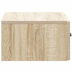 vidaXL Cabinet de chevet mural Chêne Sonoma 49 x 34 5 x 20 cm