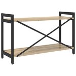 vidaXL Étagère Chêne Sonoma 40 x 30 x 85 cm Bois d'ingénierie