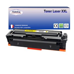 T3AZUR - Toner compatible avec Canon 046H pour Canon LBP-653Cdw  LBP-654Cx Jaune- 5 000p