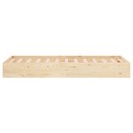 vidaXL Cadre de lit sans matelas bois massif 75x190 cm