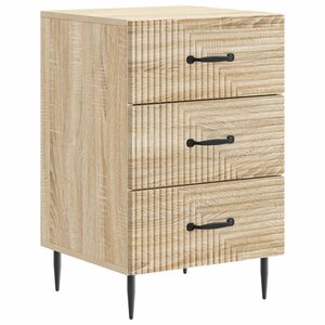 vidaXL Cabinet de chevet avec tiroir Chêne Sonoma 43 x 41 x 66 5 cm