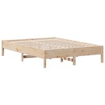 vidaXL Cadre de lit sans matelas 150x200 cm bois de pin massif