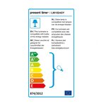 Lampe à poser en métal enchanté noir