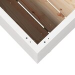 vidaXL Jardinière blanc 70x40x72 5 cm bois de pin massif