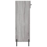 vidaXL Armoire à chaussures sonoma gris 60x35x105 cm bois d'ingénierie
