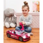 Happy People 63619pink - HP RC Barbie Véhicule Cabriolet