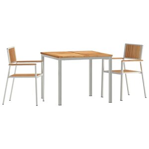 vidaXL Ensemble de salle à manger pour jardin 3 Pièces