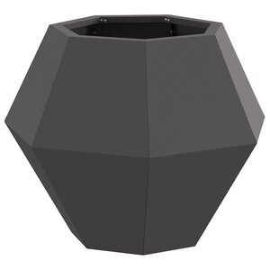 vidaXL Jardinière Noir 50 x 50 x 40 cm Acier