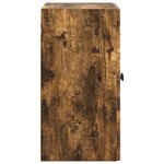 vidaXL Armoire Murale Chêne fumé 59 x 31 x 60 cm Bois d'ingénierie