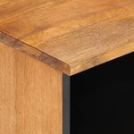 vidaXL Meuble TV 80x33x46 cm bois massif de manguier