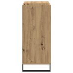 vidaXL Meuble à disques Bois vieilli 84.5x38x90 cm Bois reconstitué