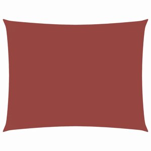 vidaXL Voile de parasol tissu oxford rectangulaire 3x4 m terre cuite