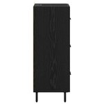 vidaXL Buffet Chêne noir 34 x 34 5 x 90 cm Bois d'ingénierie