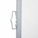 vidaXL Auvent latéral double rétractable de patio 170x600 cm Crème