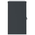vidaXL Classeur anthracite 90x40x70 cm acier