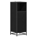 vidaXL Cabinet de salle de bain Chêne noir 35 x 37.5 x 100 cm