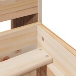 vidaXL Cadre de lit sans matelas 160x200 cm bois massif de pin