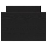 vidaXL Cadre de lit Chêne noir 193 x 78 x 50 cm Bois d'ingénierie