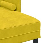 vidaXL Ensemble de Canapés Jaune 173 x 131 x 67 cm Velours