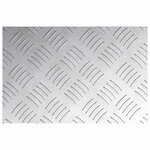 vidaXL Plaques à damier 2 Pièces Argent 30 x 20 cm Aluminium