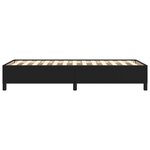 vidaXL Cadre de lit sans matelas noir 90x190 cm similicuir
