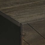 vidaXL Tables de chevet 2 Pièces noir 40x33x46 cm bois de manguier solide