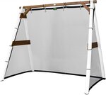 AXI Portique 4 en 1 Sports Fun Blanc Marron 160x254x207cm