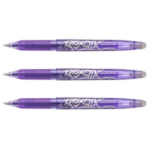 Stylo roller FRIXION BALL 05  violet x 3 PILOT