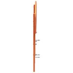 vidaXL Tête de lit cire marron 200 cm bois massif de pin