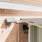 vidaXL Auvent Rétractable with 400 × 300 cm Gris clair