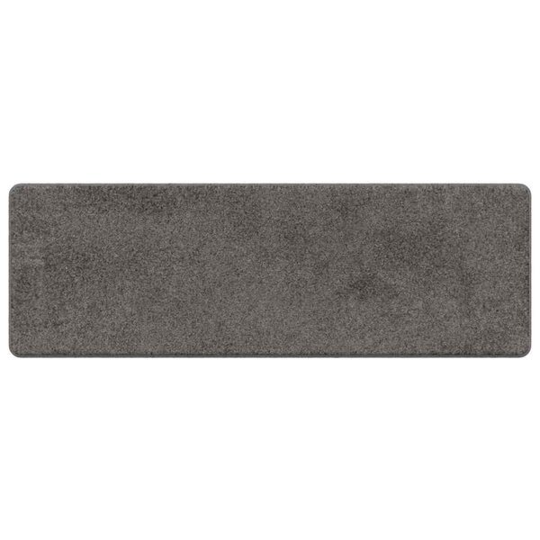 vidaXL Tapis Couloir Gris 50 x 150 cm