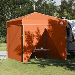 vidaXL Tente à auvent pop-up Orange 250 x 250 cm tissu