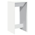 vidaXL Table de bar blanc 51x50x103 5 cm bois d'ingénierie
