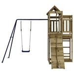 vidaXL Aire de jeux d'extérieur bois de pin imprégné