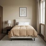 vidaXL Duvet d'hiver Matelassé Rose 155 x 220 cm Microfibre