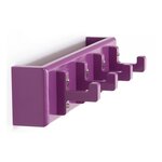 Patere violet avec crochets a cles