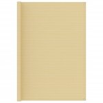 vidaXL Tapis de tente 200x400 cm Beige