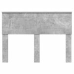 vidaXL Tête de lit Gris béton 120 cm Bois d'ingénierie