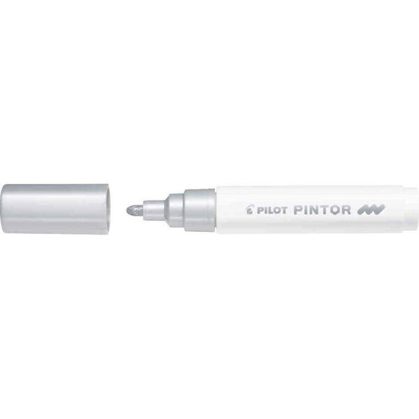 Marqueur à pigment PINTOR  medium  argent x 6 PILOT