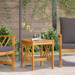 Table d'appoint de jardin vidaXL Marron 45x45x50 cm en bois d'acacia massif