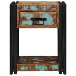 vidaXL Tables de chevet 2 Pièces 40x40x50 cm Bois récupéré