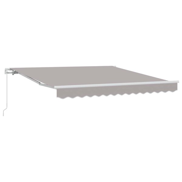 vidaXL Auvent Gris clair 300 x 250 x 165 cm Polyester