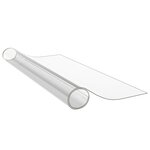 vidaXL Protecteur de table transparent 90x90 cm 1 6 mm PVC
