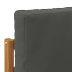 vidaXL Canapé d'extérieur extrémité Naturel 91 x 63 x 73 cm