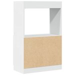vidaXL Buffet haut blanc 63x33x100 cm bois d'ingénierie