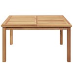 vidaXL Table basse Marron 85 x 85 x 45 cm Bois de teck solide