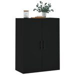vidaXL Armoire murale noir 69 5x34x90 cm